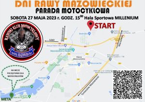 Mapka - parada motocyklowa